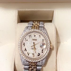 ROLEX 36mm BUSTDOWN WITH VVS DIAMONDS